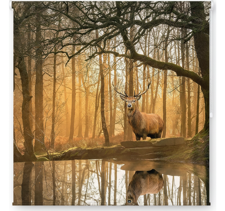 Blind trees at golden stag lake - TenStickers