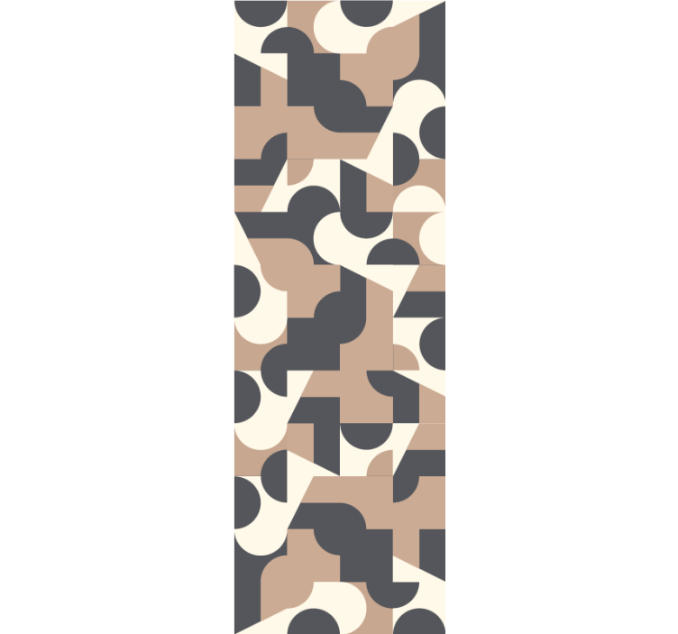 Blind home office with contrasting colors pattern - TenStickers