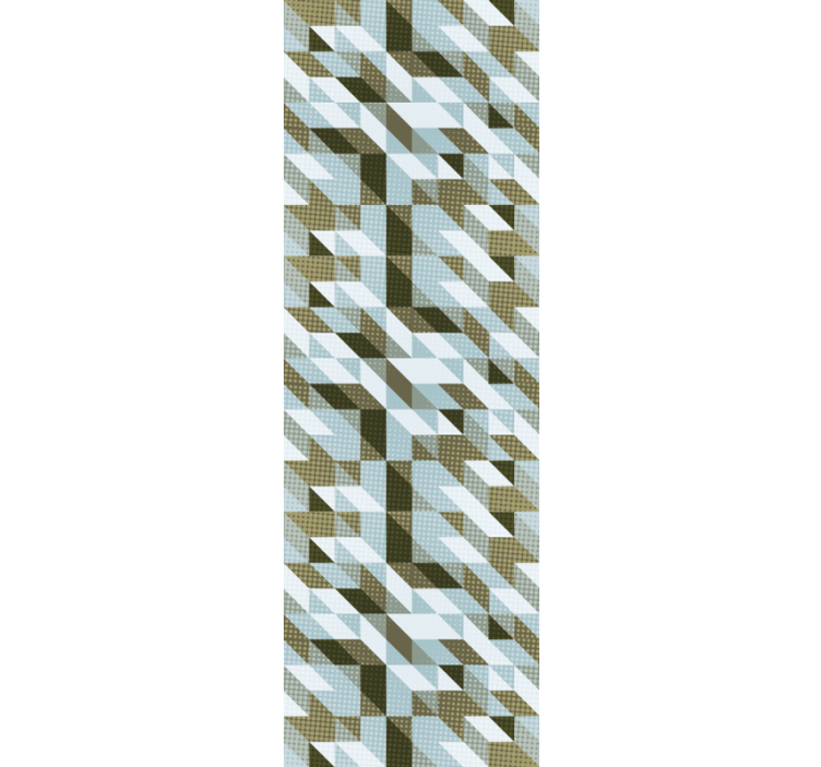 Blind home office modern triangles - TenStickers