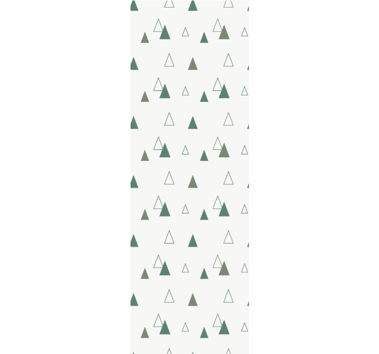 Blind home office triangles nature colors - TenStickers