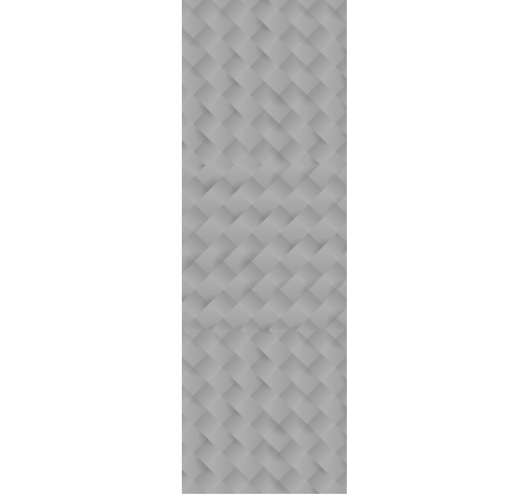 Blind home office in grey squares pattern - TenStickers