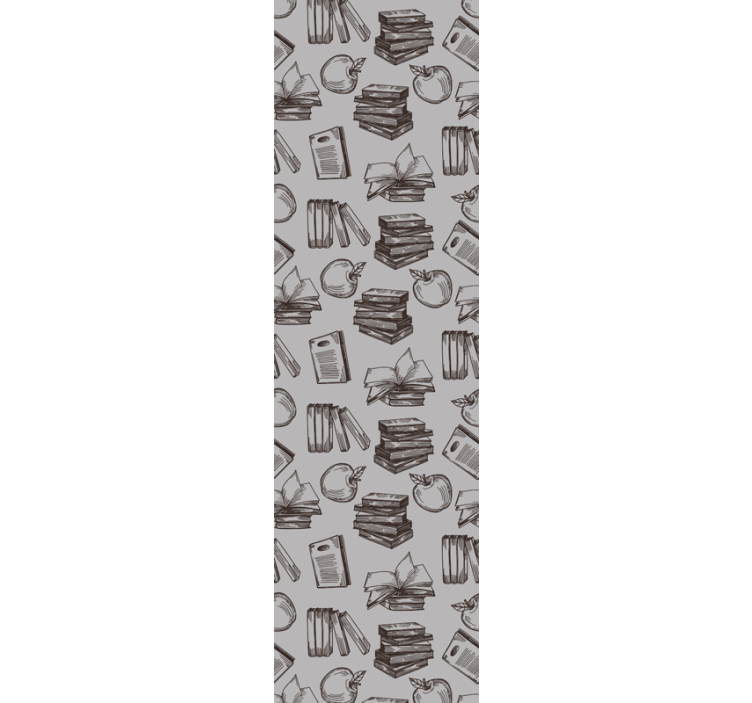 Blind home office with vintage study elements - TenStickers