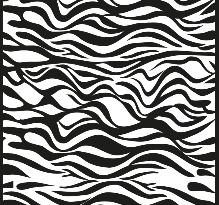 Blind home office zebra stripes design - TenStickers