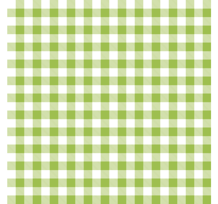 Dining room blind with gingham check pattern - TenStickers