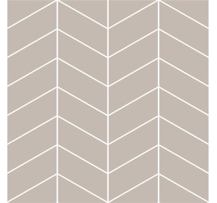 Scandinavian style beige and white blinds in a kitchen - TenStickers