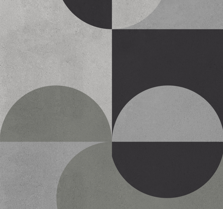 Blinds in a kitchen abstract grey pattern - TenStickers