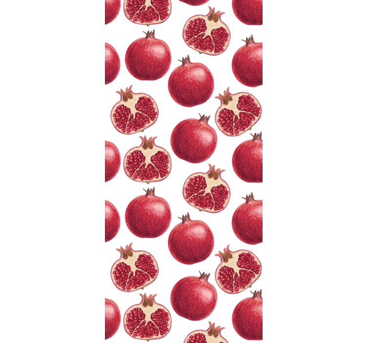 Pomegranate bounty blinds in a kitchen - TenStickers