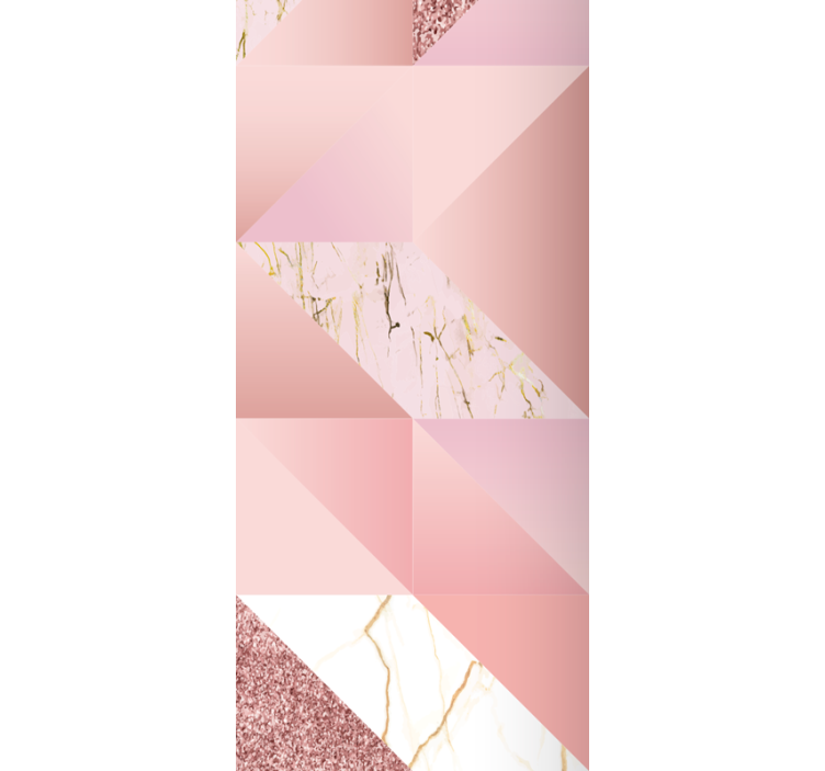 Blinds in a kitchen pink golden marble - TenStickers