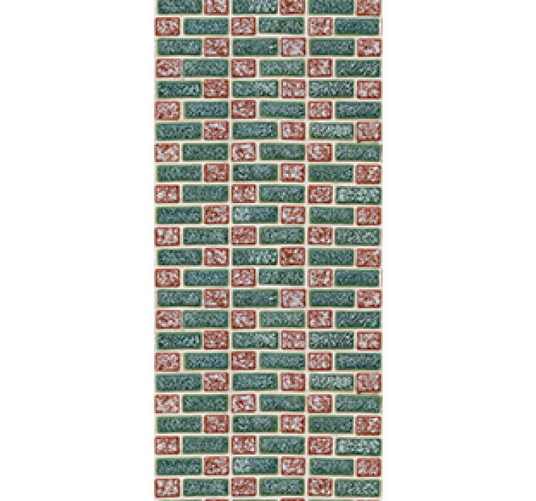 Blinds in a kitchen simple brick tiles - TenStickers