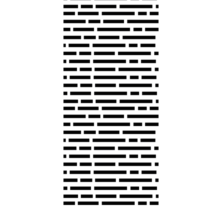 Blinds in a kitchen nordic style black and white patterns - TenStickers