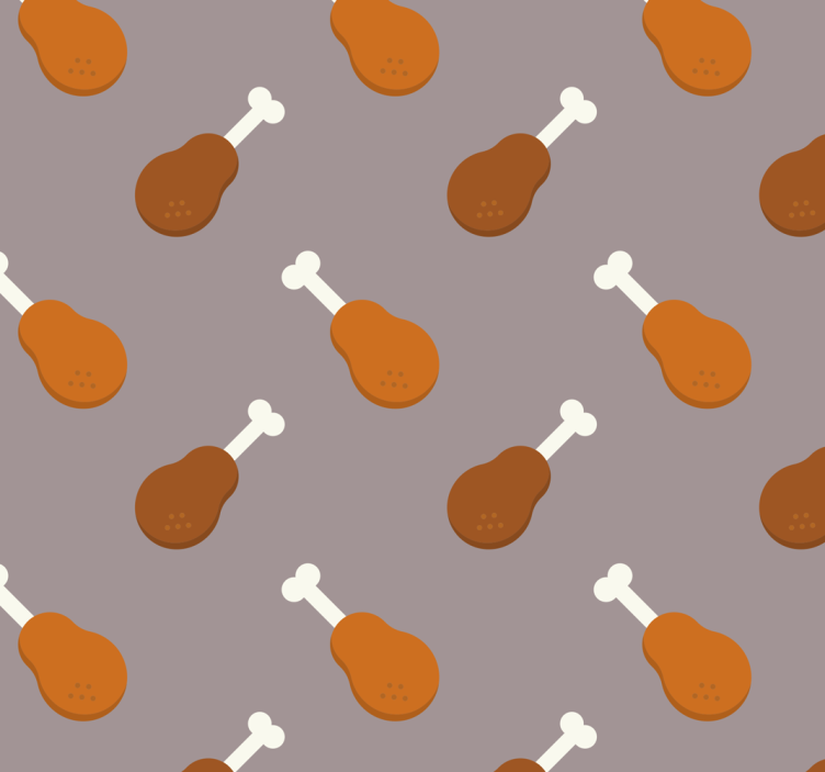 Blinds in a kitchen chicken leg - TenStickers