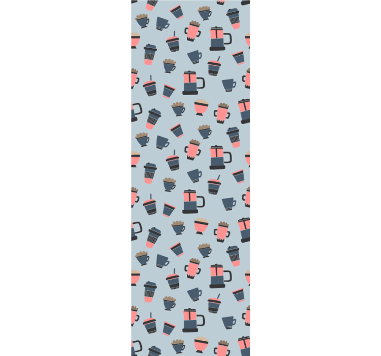 Blinds in a kitchen with coffee takeaway design - TenStickers