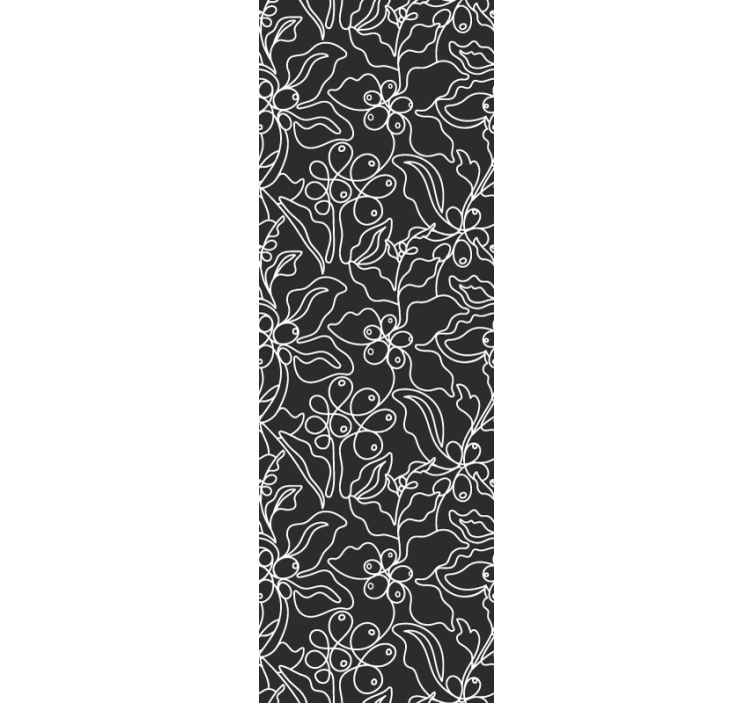 Blinds in a kitchen coffee art elegant pattern - TenStickers