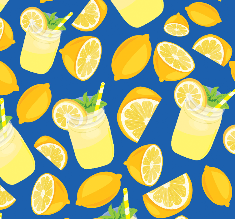 Lemon juice blinds in a kitchen - TenStickers