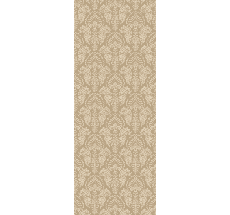Beige damask style dining room blind - TenStickers