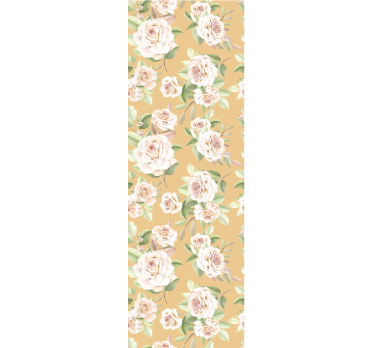 Dining room blind in french provincial roses pattern - TenStickers