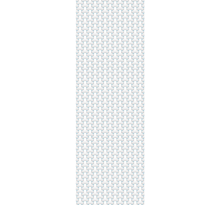 Woven fabric dining room blind - TenStickers