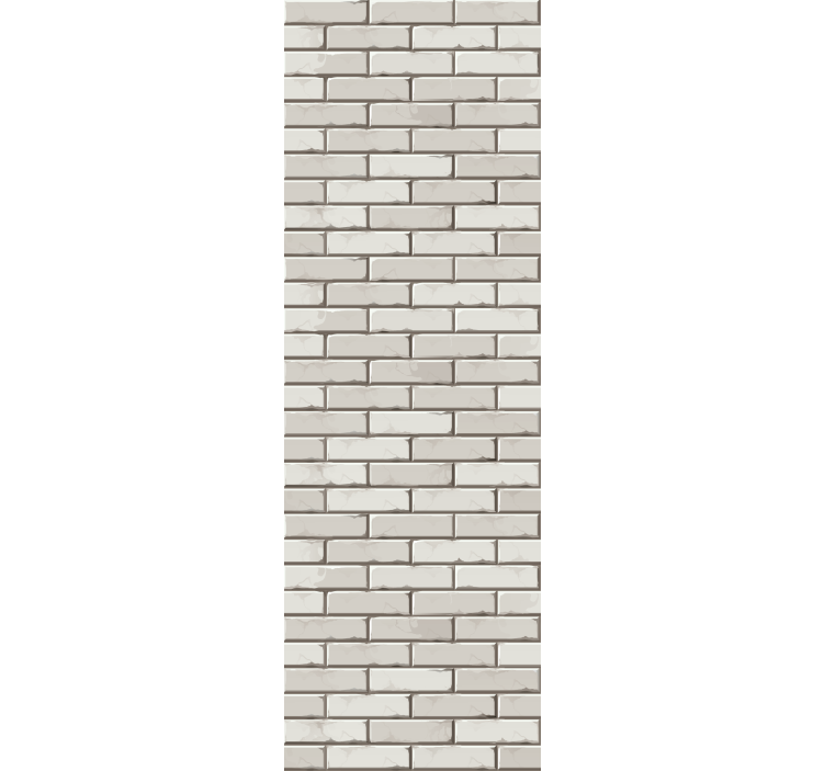 Pale bricks dining room blind - TenStickers
