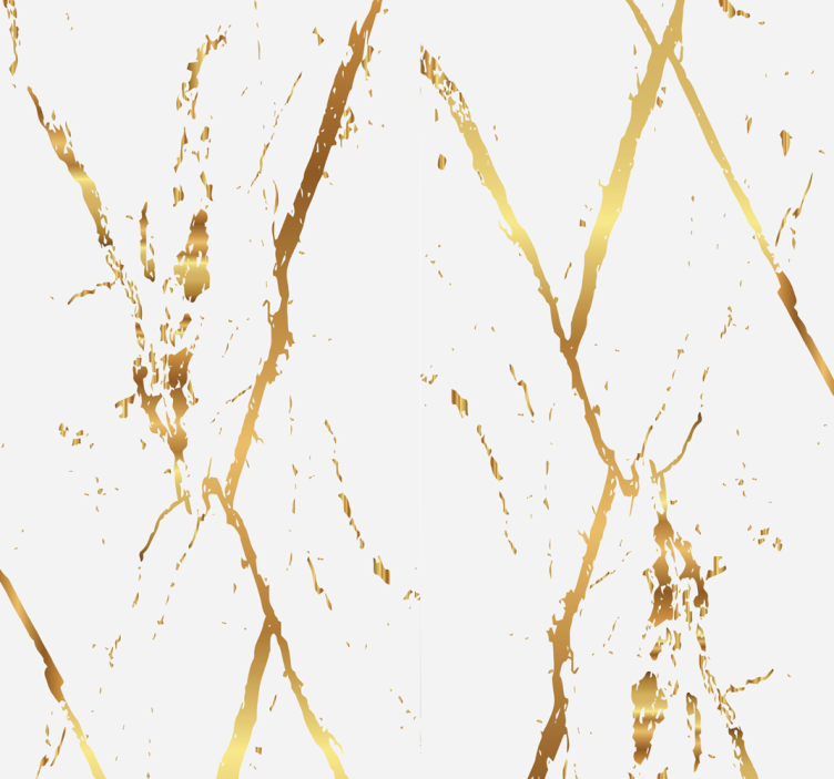 Dining room blind with gold marble stripes - TenStickers