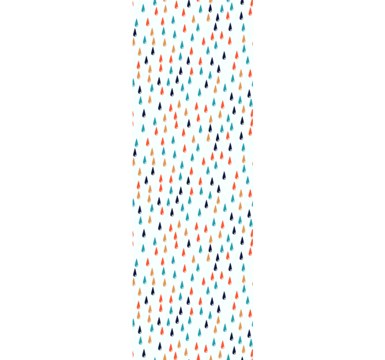 Blind kids colorful rain drops - TenStickers