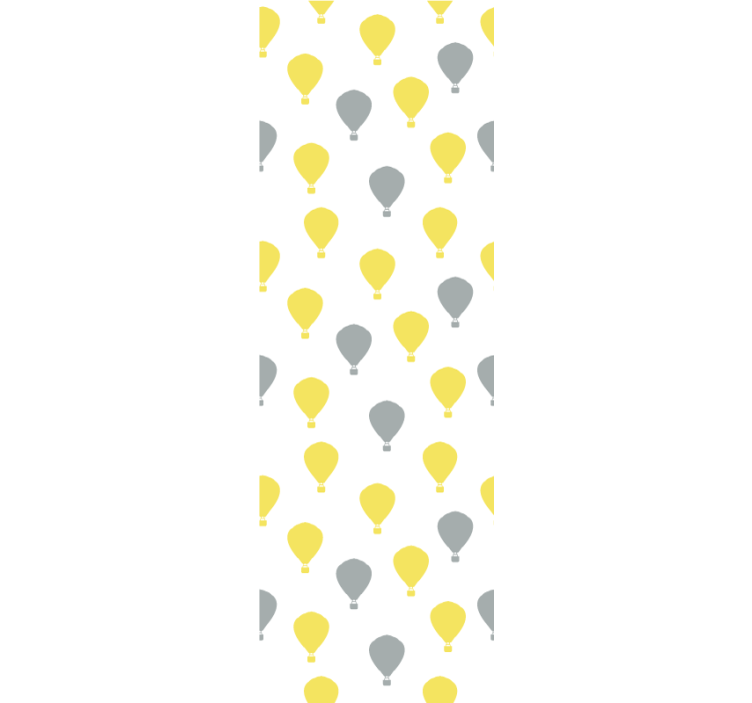 Blind kids hot air balloon design - TenStickers