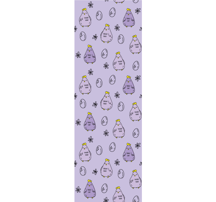 Blind kids chick pattern design - TenStickers