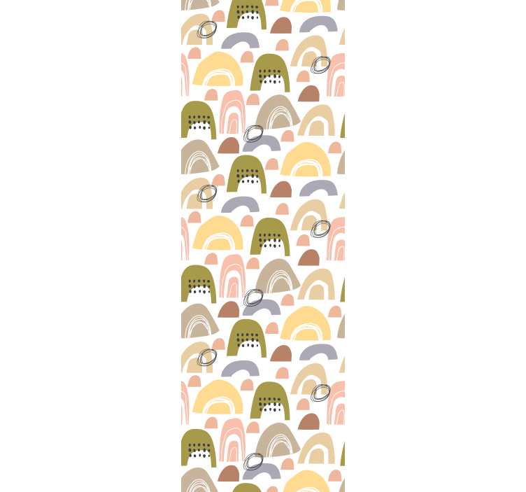 Blind kids nordic rainbow pattern - TenStickers