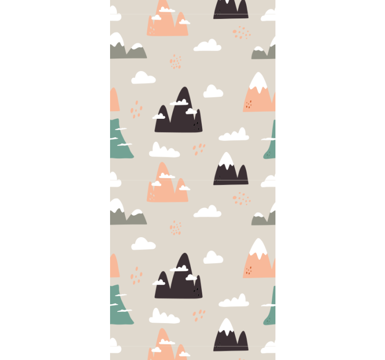 Blind kids mountain pattern - TenStickers