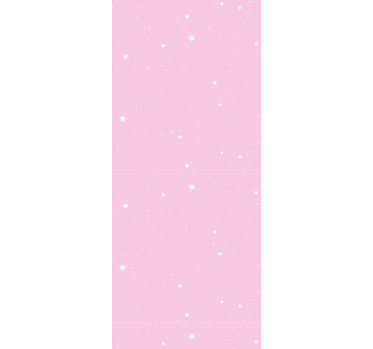 Blind kids white stars on pink background - TenStickers