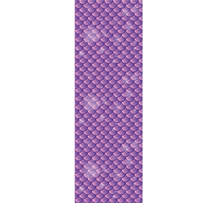 Blind kids purple mermaid scale - TenStickers