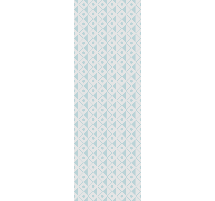 Blind kids blue and white rhombus design - TenStickers