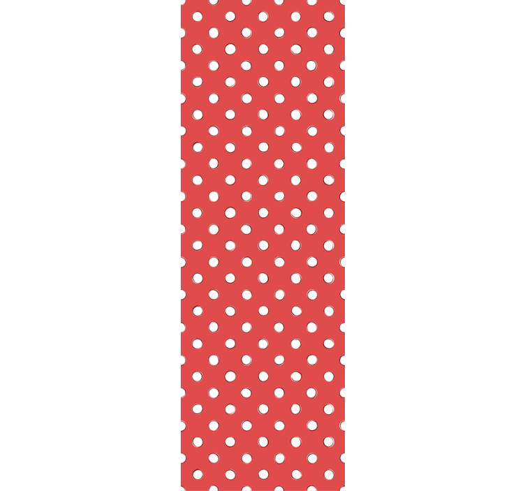 Blind kids white retro polka dots - TenStickers
