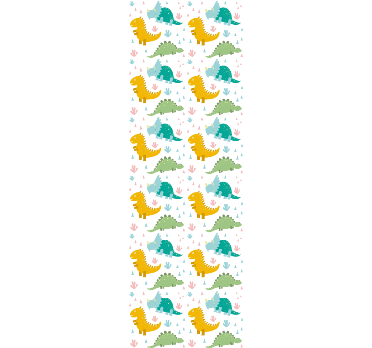 Blind kids lovely dinosaur pattern - TenStickers