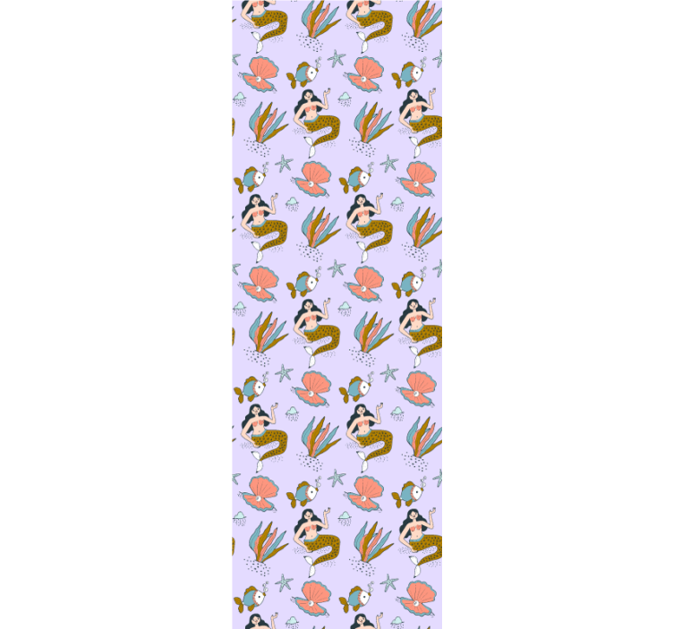 Blind kids mermaids and shells adventure set - TenStickers