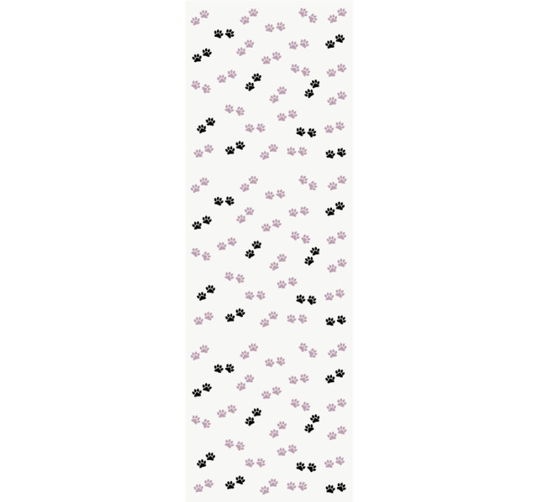 Blind kids cat paw prints - TenStickers