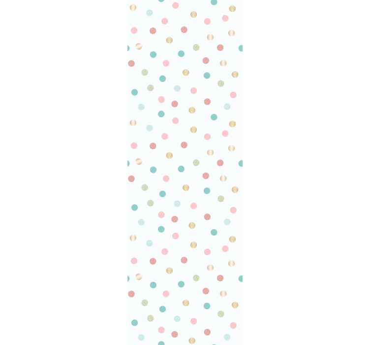 Blind kids glitter confetti polka dot pattern - TenStickers