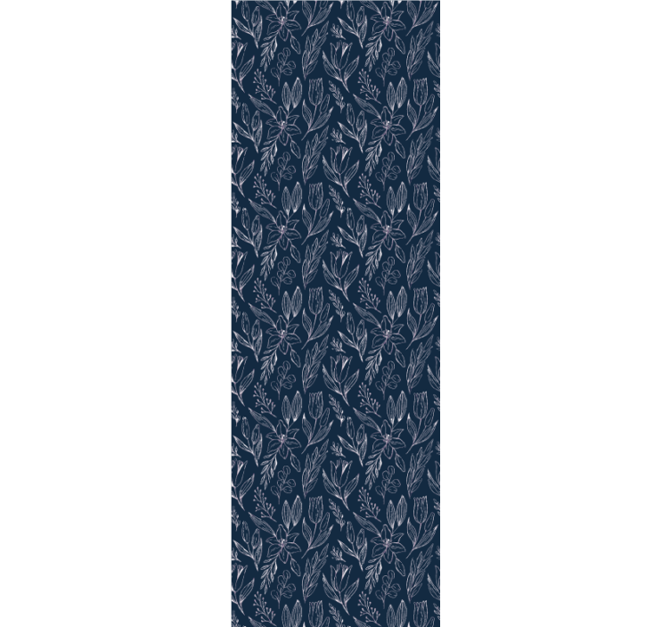 Blind office lilies seamless floral pattern - TenStickers