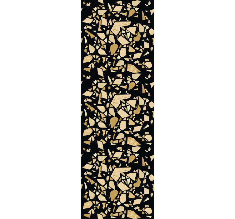 Blind office terrazzo style black gold - TenStickers