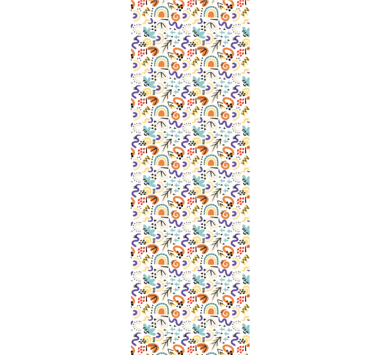 Blind office organic flat abstract design - TenStickers