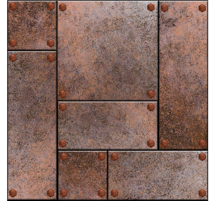 Teenage blind with metal plates - TenStickers