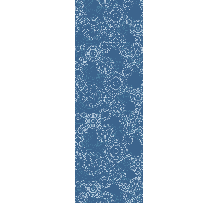 Teenage blind 3d mechanical chains design - TenStickers