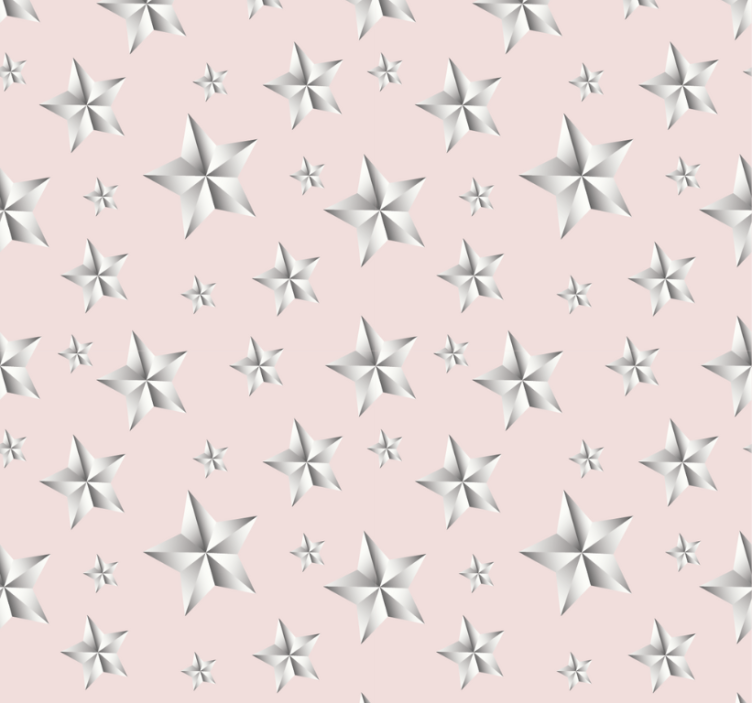 Teenage blind with pink background and white stars - TenStickers