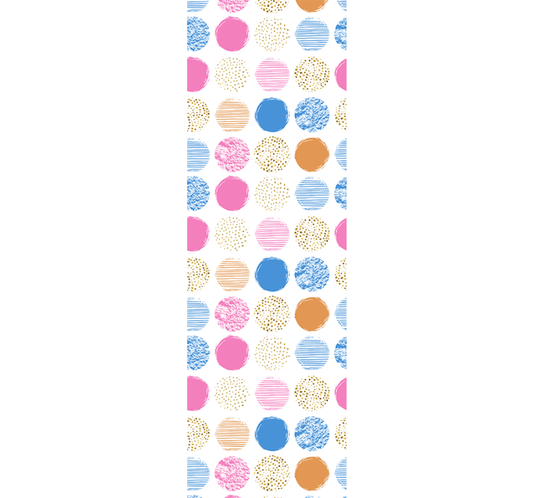 Teenage blind with colorful dot pattern - TenStickers