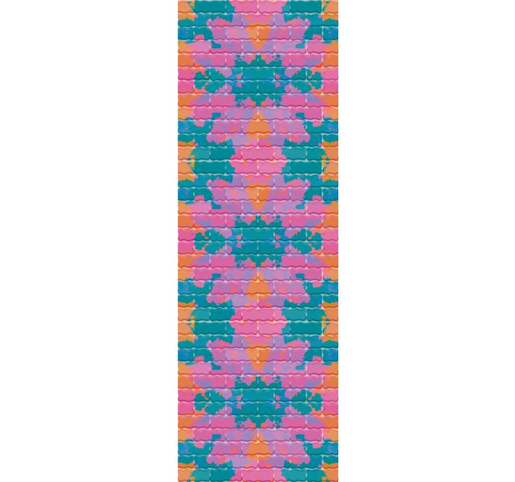 Teenage blind graffiti sprayed brick wall - TenStickers