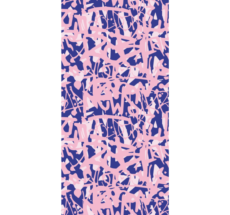 Teenage blind in pink and purple graffiti pattern - TenStickers