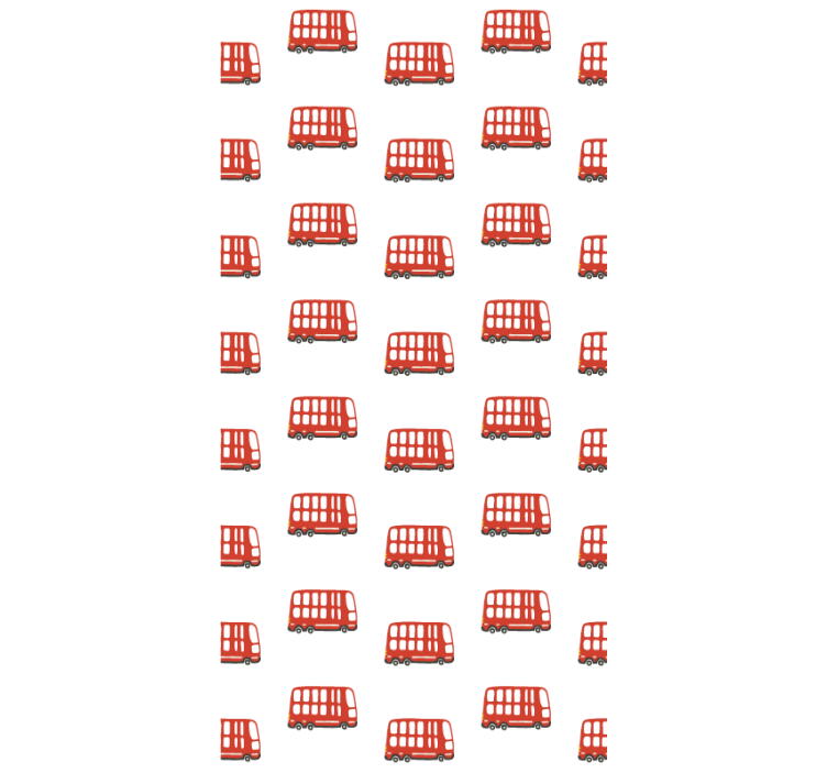 Teenage blind with london bus design - TenStickers