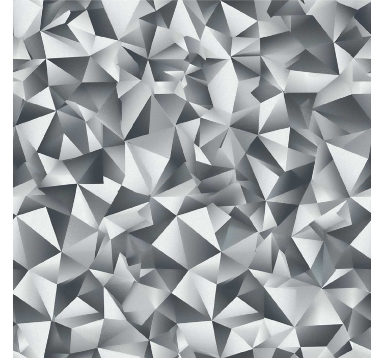 Modern blind gray diamonds pattern - TenStickers
