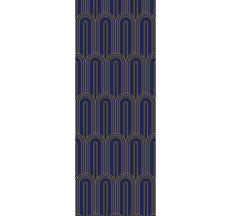 Modern blind with arched line design - TenStickers