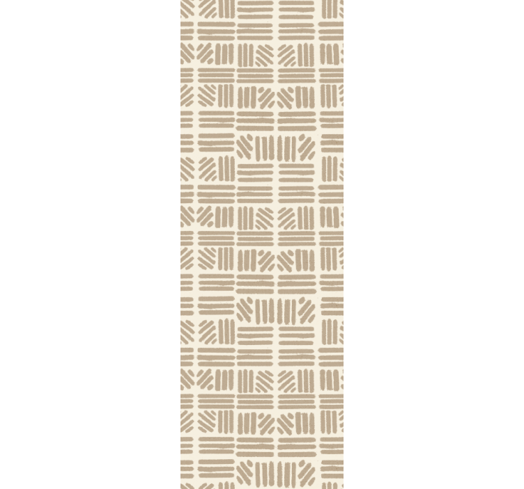 Modern blind with geometric line designs - TenStickers