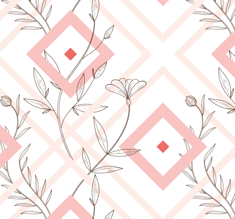 Modern blind with mapuche diamonds design - TenStickers